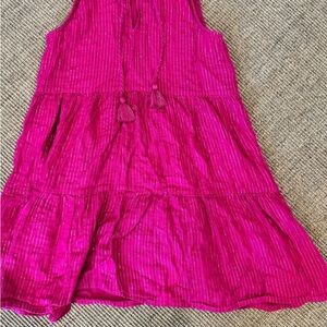 J. Crew Pink Midi Dress